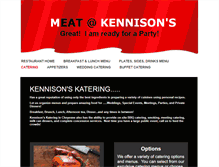 Tablet Screenshot of kennisonskatering.com